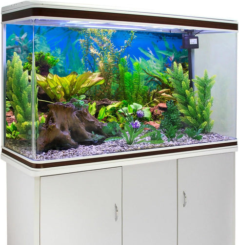 AWERT 30x18 inches Aquarium Background Aquatic Plant River Bed & Lake Fish Tank Background Vinyl...