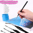 Micro Detail Paint Brush Set, 15pcs Miniature Fine Paint Brushes for Acrylic Painting, Small Paint Brushes for Watercolor, Oil, Face, Nail, Models...