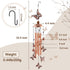 Wind Chimes Outdoor Clearance, Butterflies Aluminum Tube Windchime with S Hook,Patio Garden Decor, Housewarming Gift....