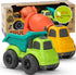 Dump Truck Toy, Sustainable Bio-Plastic Truck Children's Car Toy for 3 Years Old Indoor & Outdoor Sand Pit Sand Toy Dump Truck & Cement Mixer Vehi...