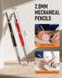 Nicpro 18 Pack Carpenter Pencil Set with Sharpener, Mechanical Carpenter Pencils with 76 Refills and Carbide Scribe Tool, Deep Hole Marker, Heavy ...