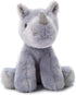 The Petting Zoo Rhino Stuffed Animal, Gifts for Kids, Wild Onez Zoo Animals, Rhino Plush Toy 8 inches...