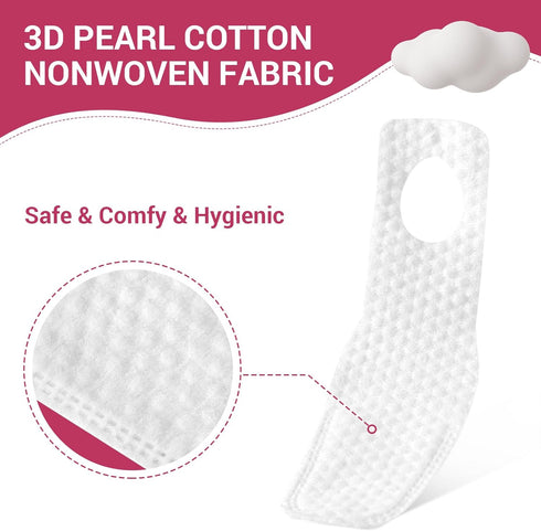 60 Count Disposable Finger Cover for Baby Oral Cleaning, 0-36 Months Infant Tongue Cleaner, Dry Wipes for Newborn Mouth Cleaner, Premium Toddler G...