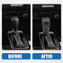 Gear Shift Head Knob Cover Transmission Lever Trim for Honda Civic 11th Gen 2022 2023 Faux Leather Black Gray Stitches...