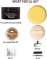 NADAMOO Black Leather Recoloring Balm with Mink Oil Leather Conditioner, Leather Repair Kits for Couches, Restoration Cream Scratch Repair Leather...