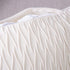 MADIZZ Set of 2 Super Soft Velvet Decorative Throw Pillow Covers 22x22 inch White Square with Texture Luxury Style Cushion Case Pillow Shell for S...