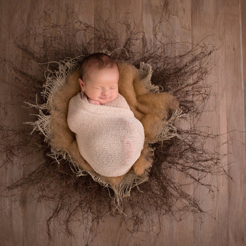 Newborn Props Stretch Wraps Swaddle Blankets Infant Baby Photo Shoot Photography Accessory...
