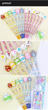 White Rabbit Molang Mini Figure Pencil Set Korean Stationery 12ea 1 set Pink/From Korean Animation ?? ??...