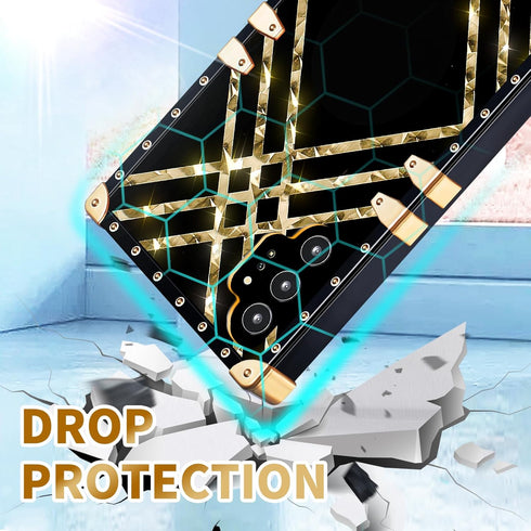 Loheckle for Galaxy Note 10 Plus Phone Case for Women Girls Teens Designer Square Cute Cases with Ring Stand Holder and Lanyard Stylish Aesthetics...