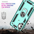 LeYi Samsung Galaxy A32 5G Case, Mint Military-Grade Ring Holder Kickstand Phone Case with 2 Pack Tempered Glass Screen Protector (Not Fit 4G)...