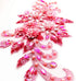 7.5x15 in 3D Colorful Flower Mesh Embroidered Rhinestone Lace Beaded Applique with Sequins DIY Lace Fabric Trim for Clothes Accessories Hardware (...
