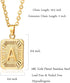 Glimmerst Initial Pendant Necklace 18K Gold Plated Stainless Steel Letter Necklace Personalizd Name Necklace for Women...