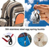 12Pack Carabiner Clips Spring Snap Hook Buckle Clasps for Flag Pole Clips Marine Clips Ropes Dog Leashes Hiking...