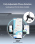 2024 Upgraded Generation Universal Phone Holder for Car, Stable,360° Rotate, Hands Free, Air Vent Car Mount Compatible with All iPhone Android Sma...