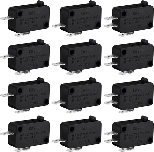 Weewooday 6 Pcs Microwave Oven Door Switch Replacement Part W10269458 W10727360 W10269460 Szm-v16-fc-61 Szm-v16-fc-62 Szm-v16-fc-63, Compatible wi...
