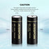 18500 Rechargeable Batteries with Flat Top, IMR 18500 Rechargeable Li-ion Battery 1600mAh 3.7V for Flashlight, Solar Garden Light (4 Pack)...