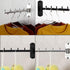 2 Pcs Folding Wall Mounted Clothes Hanger Rack with Swing Arm Stainless Steel Heavy Duty Coat Hook for Bathroom, Bedroom, Laundry Room - Silver...