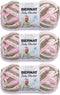 Bernat Baby Blanket Little Petunias Yarn - 3 Pack of 100g/3.5oz - Polyester - 6 Super Bulky - 72 Yards - Knitting/Crochet......