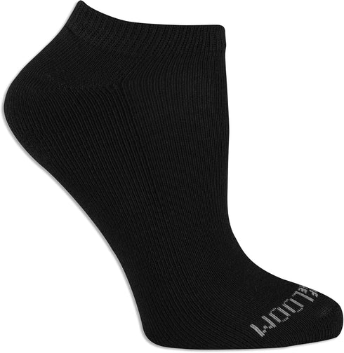 Fruit of the Loom Women's Everyday Soft Cushioned Socks-10 Pair Packs, Black, 6-12...