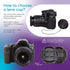 52MM Snap-On Front Lens Cap Cover Compatible with Canon, Nikon, Sony, Pentax All DSLR Lenses...