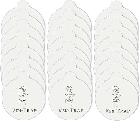 24 pcs - Sticky Glue Board Refill for Indoor Fly Trap for Mosquito Lamp - Fits Katchy, Douhue, Huntingood, Runadi and Other Models...