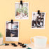 20 Pieces Self Adhesive Clips, Tapestry Hangers Clips Sticky Clips Wall Clips Light Clips Photo Clips Poster Clips Plastic Hanging Spring Clips fo...