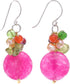 NOVICA Artisan Handmade Cluster Earrings Gemstone Beaded Dangle .925 Sterling Silver Thailand Birthstone 'Thai Joy'...