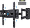 Pipishell Full Motion TV Wall Mount for Most 26-60 inch Flat & Curved TVs up to 77 lbs, Adjustable Bracket Height, Single Articulating Arm, Extens...