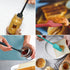 Vovoly Silicone Jar Spatula, Small Head with Long Handle, Rubber Spatulas Scraper for Jar, Blender, Bottle, etc. High Heat Resistant for Nonstick ...