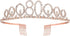 Rose Gold Birthday Tiara and Sash for Women, Fabulous 80th Birthday Party Favor...