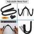 Wall-Mounted Black Hose Bracket Hose Hanger, Car Hose Holder, Carrier, Support for Garden Hose Hanger, Hose Holder Easily Holds 150 5/8’’ Hose - P...
