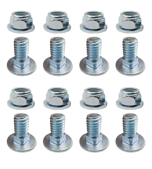 (5/16-18) 5/8""Set of 8, 784-5581A 784-5581 SnowBlowers Carriage Bolts & Nuts Kits Fits MTD 790-00117-0637 790-00120-0637 784-5581A-0637 Shave Pla...