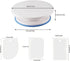 KNC 11 Inch Rotating Cake Turntable with 3x Icing Smoother, Cake Stand, Revolving Cake Stand,Cake Decorating Tools,White Baking Cake Decorating Su...