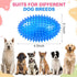 4 Pcs 4.5'' Spiky Squeaker Football Dog Toy for Medium Large Dogs Spiky Dog Balls Puppy Chew Toys for Aggressive Chewers Spiky Ball Dog Toy Fetch ...