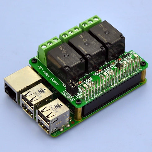 Electronics-Salon RPi Power Relay Board Expansion Module for Raspberry Pi A+ 3A+ B+ 2B 3B 3B+ 4B...