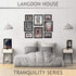 Langdon House 8x10 Picture Frame Set (Black, 4 Pack), Sleek & Classic, Fabulous Black 8x10 Frames, Swivel Tabs, Table Top Easel and Wall Hanging H...