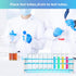 Annhua Test Tube Rack Plastic for 18 mm Tubes Holder Tray, Holds 50, Lab Tube Holder Rack Tube Stand for Sicence Laboratory, Classroom and Home Us...
