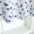 Valance for Windows Watercolor Leaves Print Rod Pocket for Kitchen 52 x 14 Inches, Blue/Gray...
