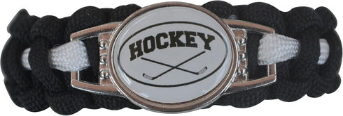 Infinity Collection Hockey Paracord Bracelet, Hockey Jewelry, Hockey Gift- Unisex Hockey Bracelet, Gift for Hockey Players...