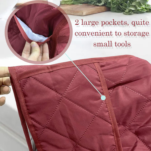 Convection Toaster Oven Cover - Smart Microwave Oven Protector Waterproof Dustproof and Stain Resistant,Outdoor Kitchen Accessories(Red)...