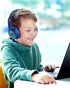 ELECDER i45 On-Ear Headphones with Microphone - Foldable Stereo Bass, Portable Wired Headphones with No-Tangle 1.5M Cord, 3.5MM Jack for School/Ki...