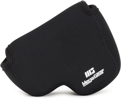 MegaGear ''Ultra Light'' Neoprene Camera Case Bag with Carabiner for Nikon COOLPIX B500 Digital Camera (Black)...