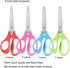 5" Kids Scissors 12 Pack,Kids Safety Scissors For School Kids Scissors Comfort-Grip Handles Sharp Blade Blunt Student Scissors ages 4+,Child Small...