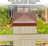 4x4 Post Caps, Fence Post Caps for True/Actual 4" x 4" Wood Posts, Metal Deck Post Caps Galvanized Steel Post Caps Keep Wooden Post from Cracking ...