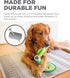 Outward Hound Fire Biterz Turtle Plush Firehose Material Interactive Dog Toy, Medium...