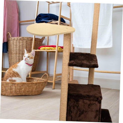 Wall Cat Climbing Frame Accessories Climbing Board Kitten Accessory Pet Accessories DIY Cat Shelf Sturdy Cat Board Cat Accessories Scraper Solid W...