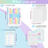 100 Envelopes Challenge Binder Easy and Fun Savings Binder to Save $5,050, 500, 10,000, Money Saving Binder for Budgeting, Budget Binder with Cash...