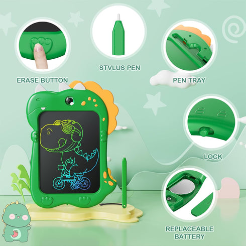 Kizmyee LCD Writing Tablet for Kids,Toddler Toys for 3 4 5 6 Year Old Boys Girls, 8.5 inch Kids Toys Doodle Board, Dinosaur Toys Drawing Tablet...