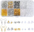 Olylkx 1100pcs Earring Backs, Earring Hooks, Earring Backings, Earring Back Pads Stopper for Making Findings Parts Jewelry DIY Supplies Kits...