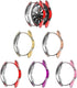 Compatible with Samsung Galaxy Watch 3 41mm 45mm Case,Soft TPU Fashion Plated Metal Color Frame Shock Resistant Proof Cover Protective Protector S...